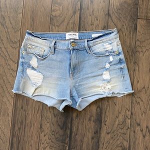 Frame denim shorts